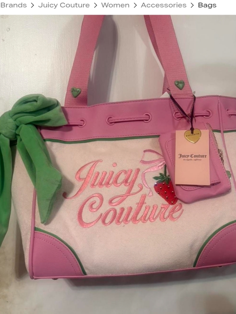 Betsey's Big Beautiful Velvet Bow Bag!
